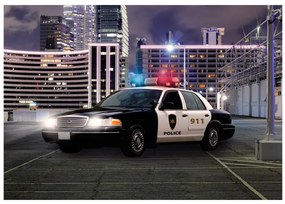 Artgeist Fototapeta - Police car Veľkosť: 150x105, Verzia: Standard
