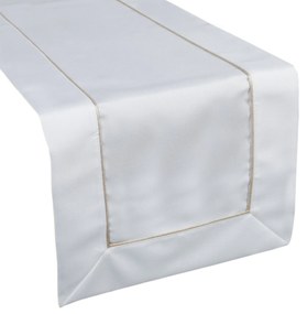BEHÚŇ NA STÔL MADELE 40X140 CM BIELY