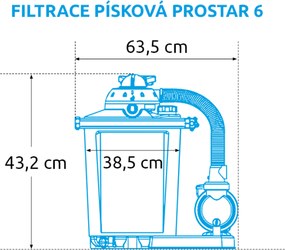 Marimex | Piesková filtrácia Marimex ProStar 6 | 10600015