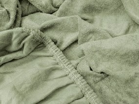 Froté plachta EXCLUSIVE svetlo olivové 90 x 200 cm