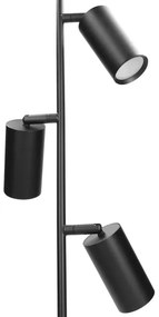 Brilagi - Stojacia lampa SELE 3xGU10/30W/230V čierna