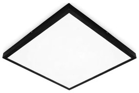 LED Prisadený panel BRISBANE LED/36W/230V 4000K 59,5x59,5 cm čierna