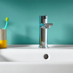 DURAVIT D-Neo páková umývadlová batéria FreshStart bez odtokovej súpravy, výška výtoku 101 mm, chróm, DE1021002010