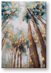 Maľovaný obraz na stenu STROMY 60x90 cm