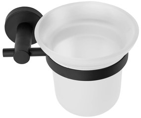 Držiak na WC kefa REA Easy V čierny