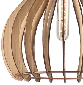 Luster na lanku TUCCI 1xE27/60W/230V pr. 29 cm dub