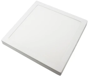 BERGE LED panel ŠTVORCOVÝ BRGD0129 225x225x35mm prisadený - 18W - 230V - 1480Lm - teplá