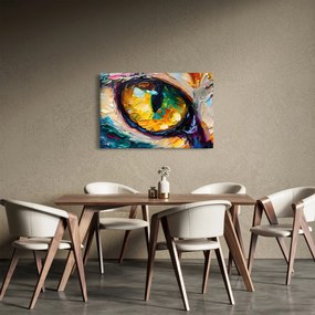 Obraz - Maľba mačacieho oka (90x60 cm)