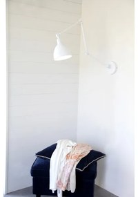 ByRydens 2827660-5007 - Stmievateľná nástenná lampa BAZAR 1xE27/5W/230V biela