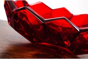 KRIŠTÁĽOVÁ MISKA BOHEMIA LUNAR RED 330MM
