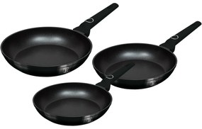 BerlingerHaus Súprava panvíc s titánovým povrchom Black Vantage, 3 ks