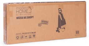 ModernHome Nákupná taška na 6 kolieskach - 25l taška modrá