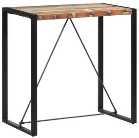 Barový stolík 110x60x110 cm masívne recyklované drevo 285955