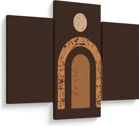 Obraz - Oranžové oblúky N⁰3 (90x60 cm)