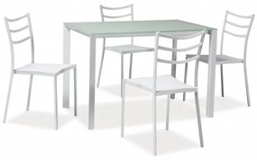 SIGNAL MEBLE Jedálenský stôl KENDO OLD (stôl + 4 stoličky)