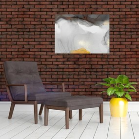 Sklenený obraz - Atramentové umenie II. (70x50 cm)