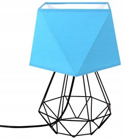 Stolová lampa DIAMOND 1, 1x textilné tienidlo (výber z 12 farieb), (výber z 3 farieb konštrukcie)