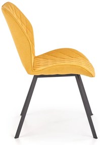 Jedálenská stolička K360 - horčicová / čierna