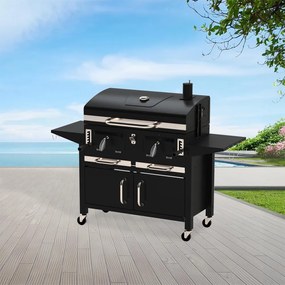 Záhradný gril s udiarňou Avenberg FENIX