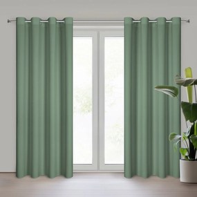 ZÁVES NA KRÚŽKOCH RITA 140X250 CM TMAVOMÄTOVÁ