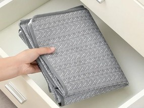 Textilný úložný box pod posteľ EASY 90 L 80x47x25 cm, sivý