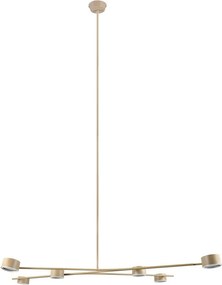 Béžové kovové závesné svietidlo Coda – Trio Select