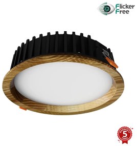 APLED APLED - LED Podhľadové RONDO WOODLINE LED/6W/230V 3000K pr. 15 cm jaseň masív AP0190