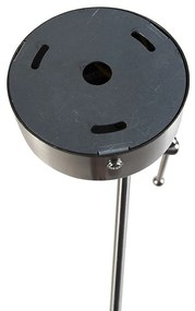 Osvetlenie na záves s pleteným tienidlom krémovej farby 35 cm - Blitz