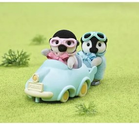 Sylvanian Families Baby tučniaky dvojčatá s autíčkom