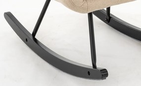 Hojdacie kreslo Galileo, béžová tkanina