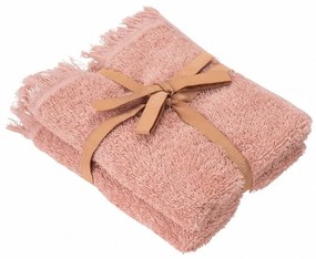 Ružové bavlnené uteráky v súprave 2 ks 30x50 cm FRINO – Blomus