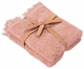 Ružové bavlnené uteráky v súprave 2 ks 30x50 cm FRINO – Blomus