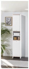 Livarno home Vysoká skrinka do kúpeľne, biela, 34 x 186 x 28 cm  (100392769)
