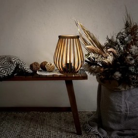 Solight WO3106 - LED Dekoračná stolná lampa LED/2xAA bambus