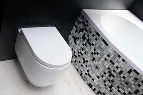 Kerasan Kerasan, FLO WC sedátko, SLIM, Soft Close, biela, 319101N
