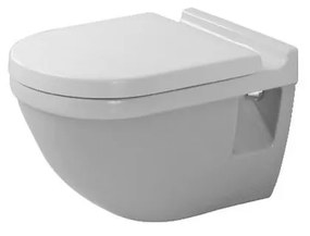 DURAVIT Starck 3 závesné WC s plochým splachovaním, 360 mm x 540 mm, s povrchom WonderGliss, 22010900001