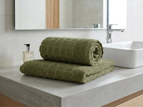 Uterák SOFT 50 x 100 cm olivovo zelený, 100% bavlna
