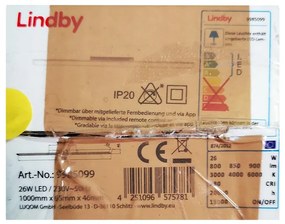 Lindby Lindby - LED Stmievateľné stropné svietidlo IBBE LED/26W/230V Wi-Fi Tuya LW0155