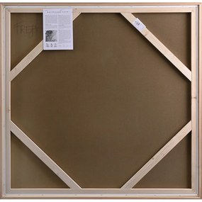 Ručne maľovaný obraz 100x100 cm Goldplay – Malerifabrikken