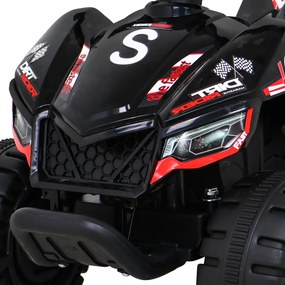 Ramiz Najrýchlejšia batériová štvorkolka pre deti Čierna + 25W motor