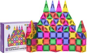 Magnetická stavebnica SUPER MAGNETISM Mini, 75 dielikov