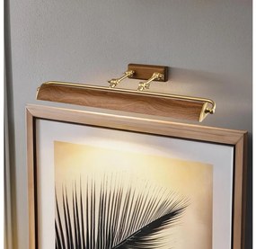 Elstead WINCHFIELD-PLL-AB-OAK - Obrazové svietidlo WINCHFIELD 4xE14/40W/230V dub