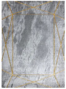 Dywany Łuszczów Kusový koberec Emerald 1022 grey and gold - 120x170 cm