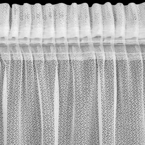 ZÁCLONA NA PÁSKE VANESA 300X270 CM BIELA