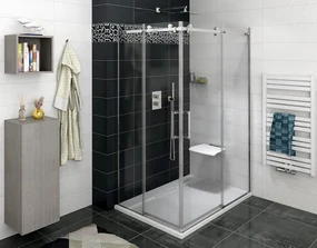 Gelco Gelco, DRAGON obdĺžniková sprchová zástena 900x1100mm L/P varianta,rohový vstup, GD4290GD4211