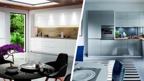 Kuchynská linka Aspen 240 cm šedá