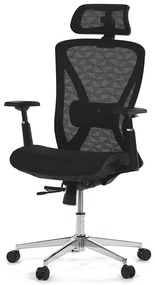 Autronic BONTEC Kancelárska stolička, synchrónny mechanizmus, čierna sieťovina, KA-S258 BK Farba: Čierna