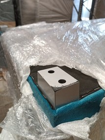 AKCIA Modrá rozkladacia rohová pohovka ZENOVA 220x140 cm, obojstranná II. akosť