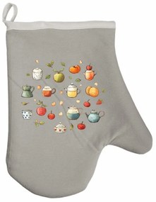 Kuchynská rukavica Twist EMI, sivá