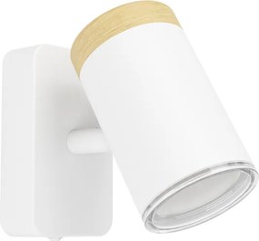 Eglo 300003 - Kúpeľňové nástenné bodové svietidlo CONSUMA 1xGU10/3W/230V IP44 biela/béžová